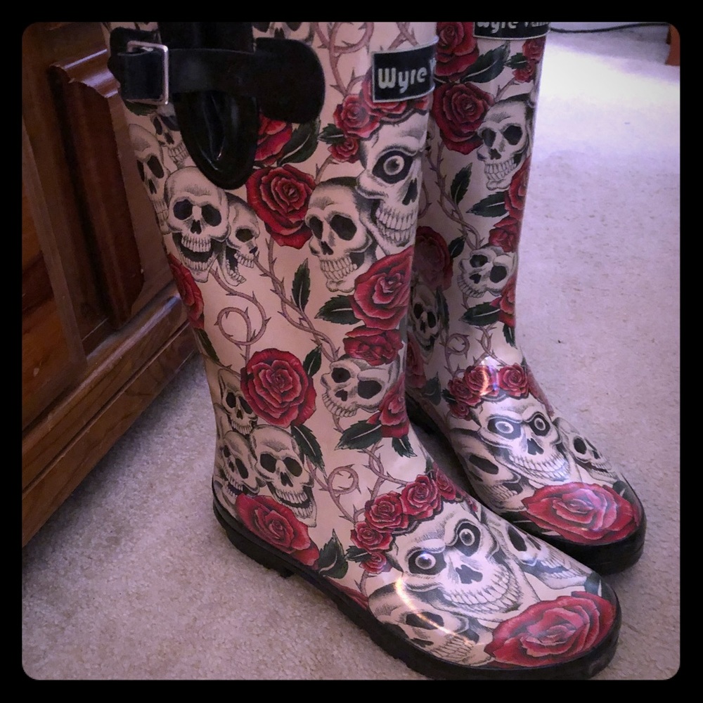 Tall rain boots